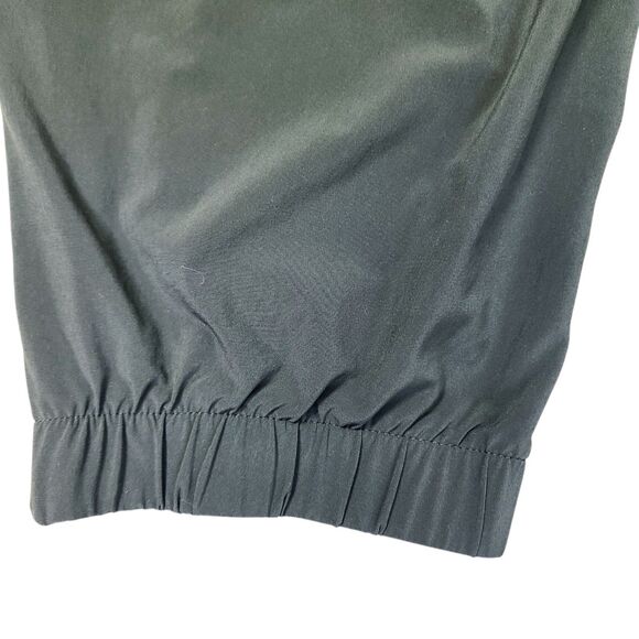 Athleta Pants 16 Olive Green Stretch‎ Pull-On Ankle-Zip Pockets Fitness Travel - Picture 5 of 12